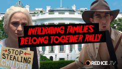 Infiltrating Families Belong Together Rally